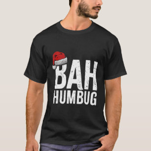 Camiseta Bah Humbug. Gracioso feriado sarcástico contra los