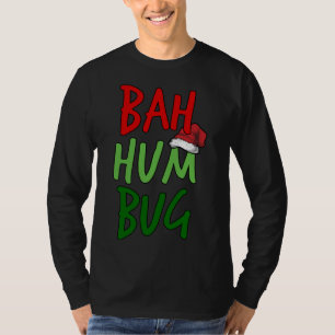 Camiseta Bah Humbug Navidades de Santa Hat Anti-Navidades
