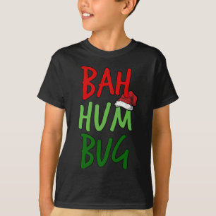 Camiseta Bah Humbug Navidades de Santa Hat Anti-Navidades