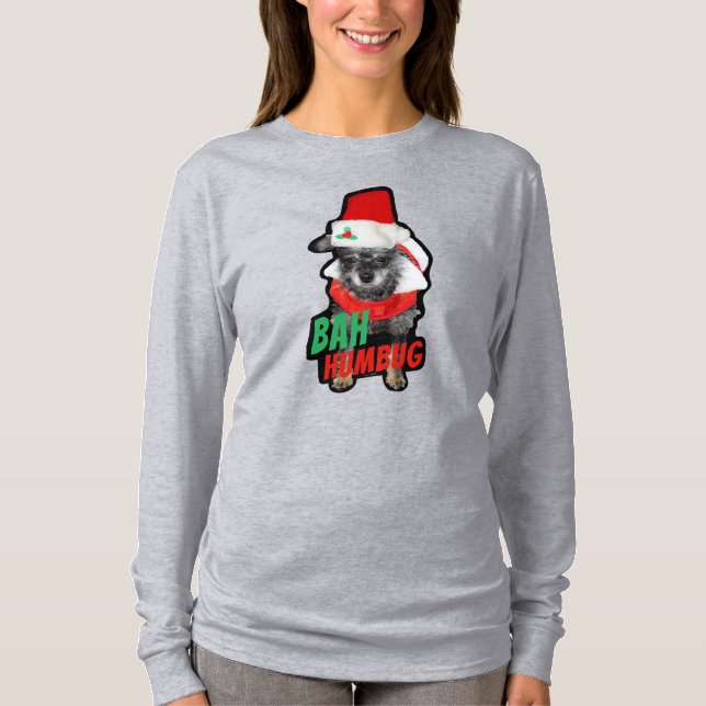 Camiseta Bah Humbug Navidades Dog (Anverso)