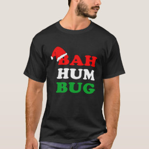 Camiseta Bah Humbug Navidades Santa Hat Bah Hum Bug