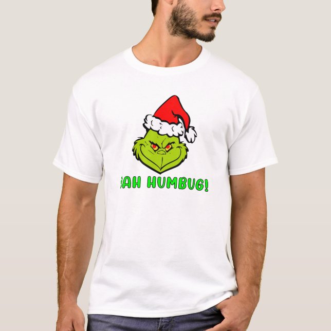 Camiseta Bah Humbug Scrooge Essential Christmas Cartoon (Anverso)