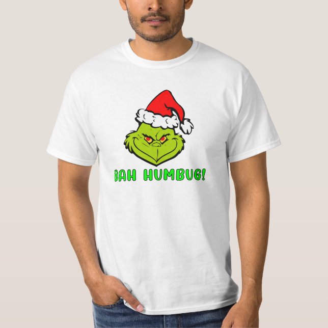 Camiseta Bah Humbug Scrooge Essential Christmas Cartoon (Anverso)