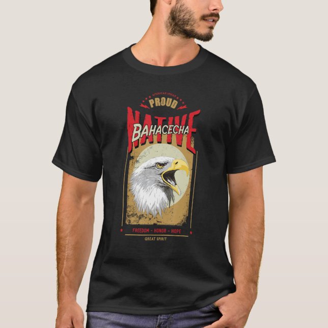Camiseta Bahacecha Nativo Estadounidense Águila Espíritu Vi (Anverso)