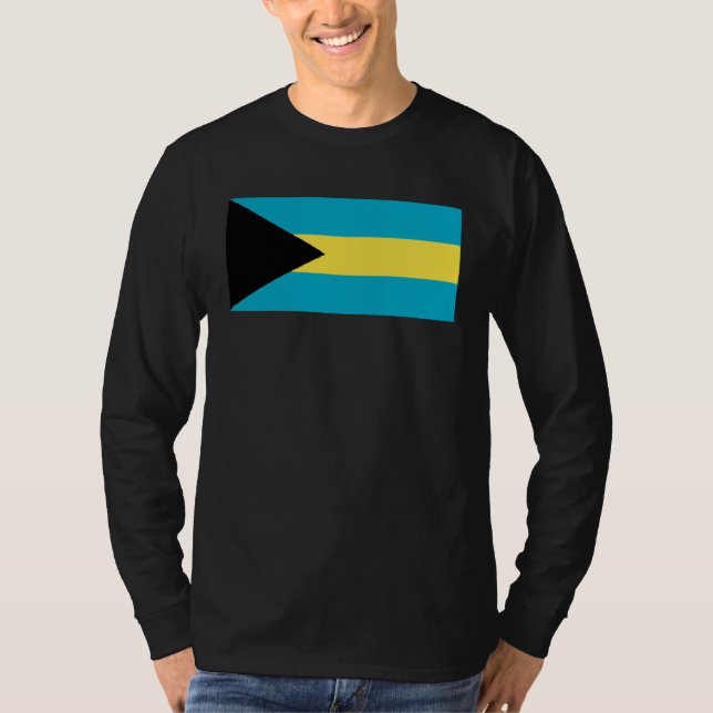 Camiseta Bahama Islands Flag  1 (Anverso)