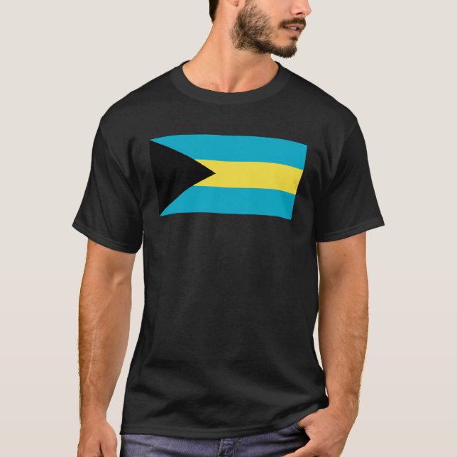 Camiseta Bahama Islands Flag  1 (Anverso)