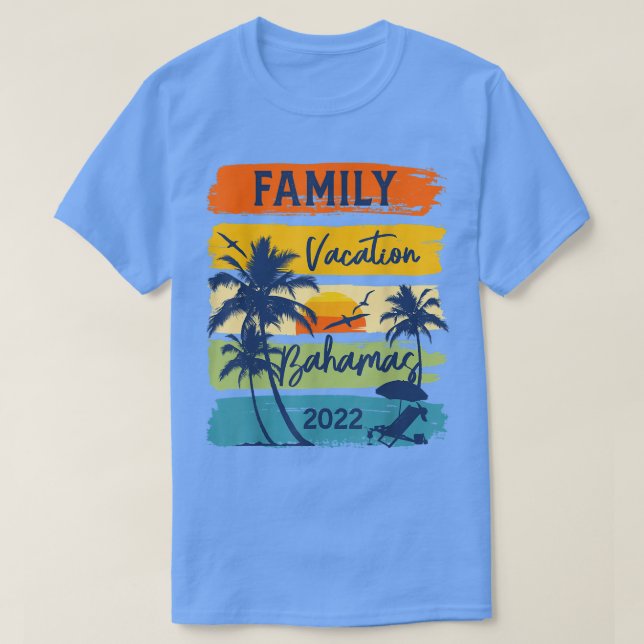 Camiseta Bahamas 2022 CaribeFamily Vacation Matching Group  (Diseño del anverso)