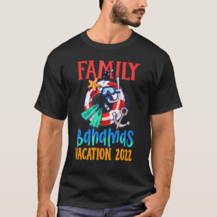 Camiseta Bahamas Caribe 2022 Vacaciones de grupos familiare