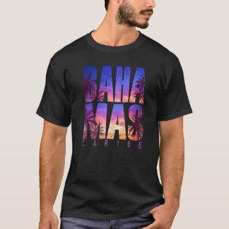 Camiseta Bahamas Caribe Beach vacaciones de verano marea