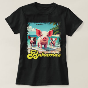 Camiseta Bahamas Cerdos Nadando - Exuma Pig Beach Adventure