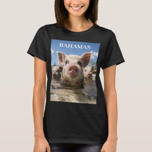 Camiseta Bahamas Cerdos Nadando - Exuma Pig Beach Adventure