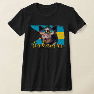 Camiseta Bahamas Cerdos Nadando - Exuma Pig Beach Adventure
