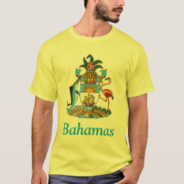 Camiseta Bahamas con escudo de armas (paraíso de las islas)