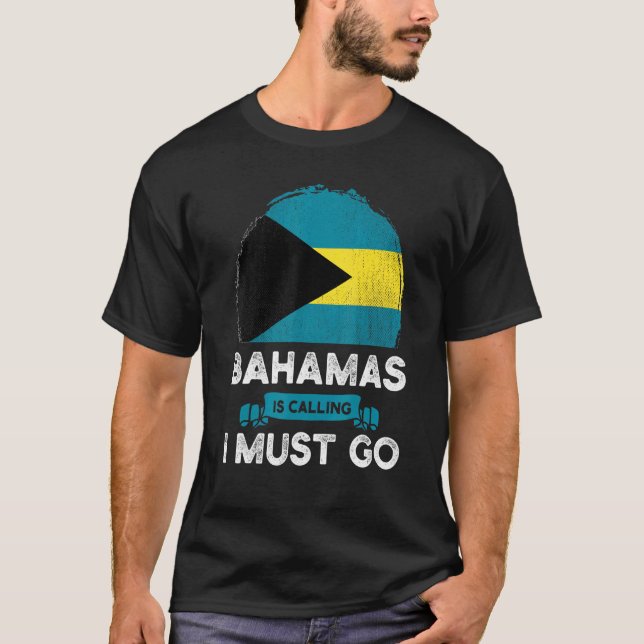 Camiseta Bahamas dice que debo ir a casa de la herencia bah (Anverso)