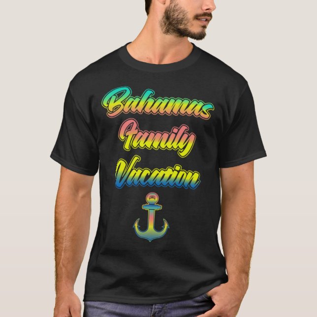 Camiseta Bahamas Family Trip Summer Travel Bahamas Cruise V (Anverso)