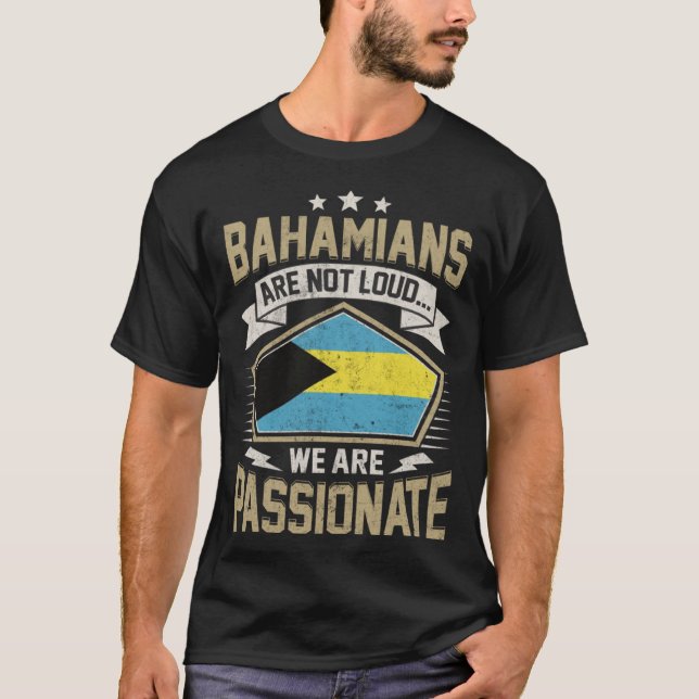 Camiseta Bahamas Flag Passionate Bahamians Girls & Women (Anverso)