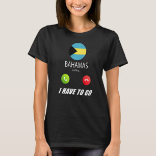 Camiseta Bahamas Flag Souvenir Bahamas llama a Callin