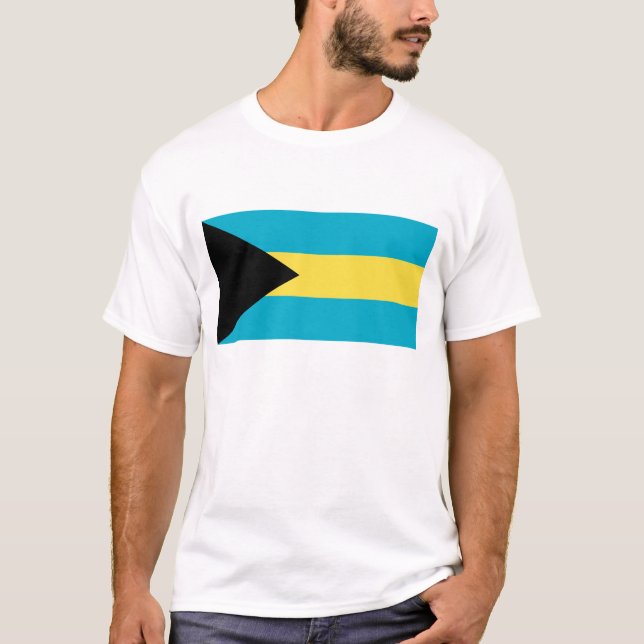 Camiseta Bahamas Flag T-Shirt, Patriotic T-Shirts, (Anverso)