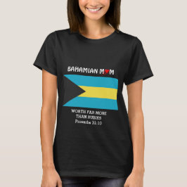 Camiseta BAHAMAS MOM VALE Más Que Rubies PROV 31 Negro