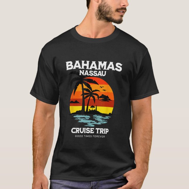 Camiseta Bahamas Nassau Cruise Trip Vacation Souvenir (Anverso)
