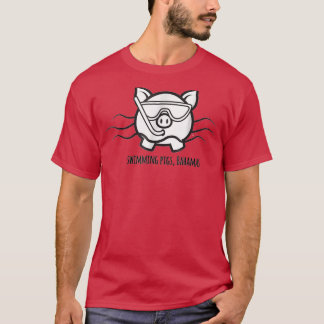 Camiseta Bahamas Natación De Cerdos