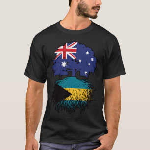 Camiseta Bahamas raíces de árboles australianos bahameños