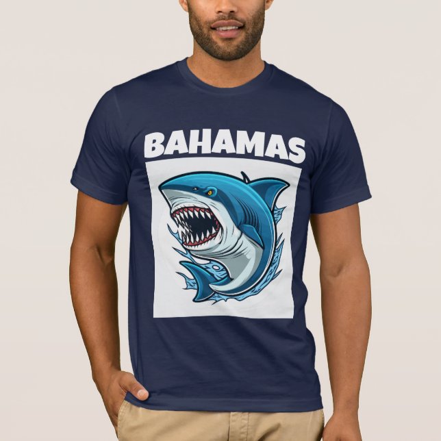CAMISETA BAHAMAS SHARK FLORIDA T-SHIRT (Anverso)