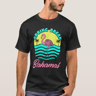 Camiseta Bahamas Spring Break Atardecer Gráfico Logo Famili