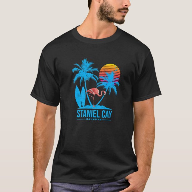 Camiseta Bahamas Staniel Cay Premium (Anverso)
