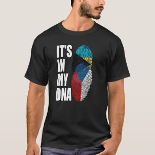 Camiseta Bahamia Y Checa Mezclan Patrimonio De La Bandera D