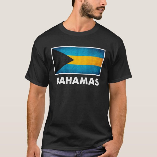Camiseta Bahamian Bahamas Flag (Anverso)