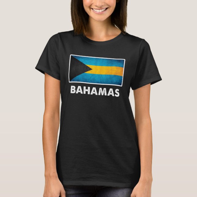 Camiseta Bahamian Bahamas Flag (Anverso)