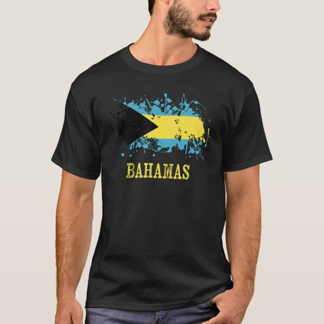 Camiseta Bahamian enthusiasts for Bahamas and Bahamas (Anverso)