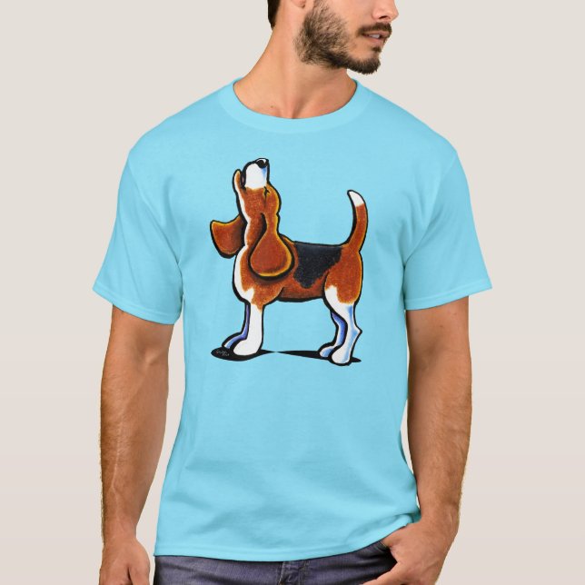 Camiseta Bahía Beagle de tres colores (Anverso)