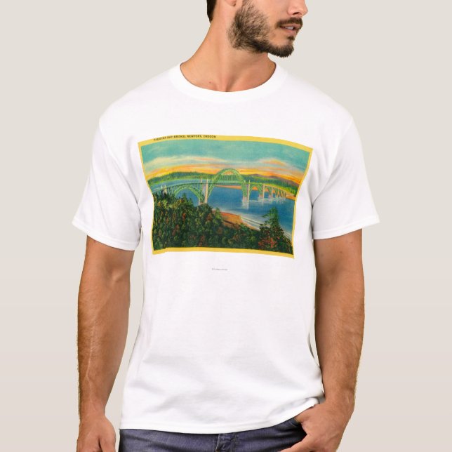 Camiseta Bahía BridgeNewport de Yaquina, O (Anverso)