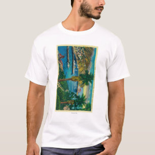 Camiseta Bahía de Avalon, isla de Santa Catalina del