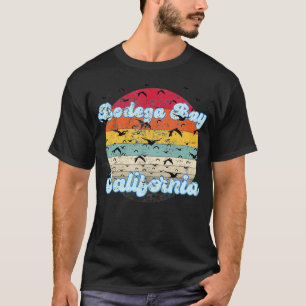 Camiseta Bahía de Bodega en California Los pájaros no son r