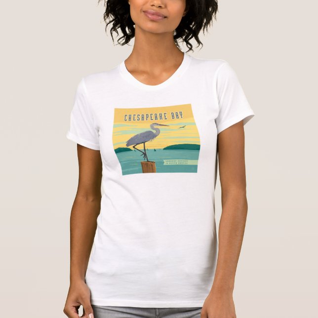 Camiseta Bahía De Chesapeake Más Grande De América Del Nort (Anverso)