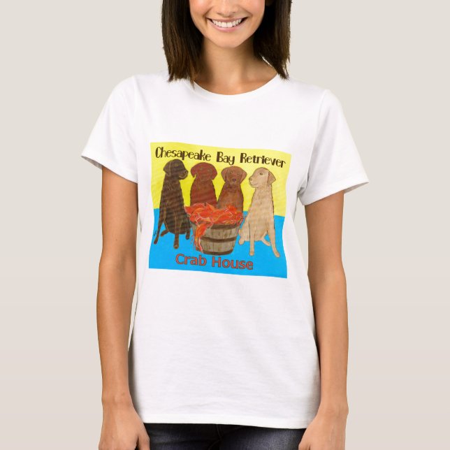 Camiseta Bahía de Chesapeake Retriver Crabhouse (Anverso)