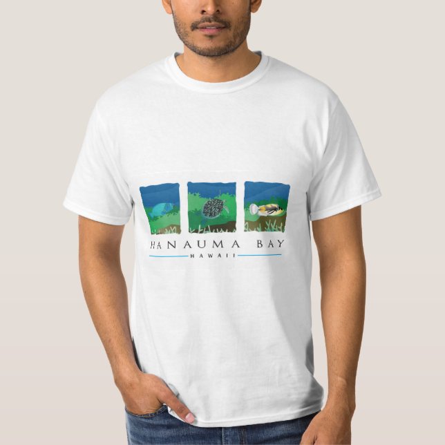 Camiseta Bahía de Hanauma Hawái (Anverso)