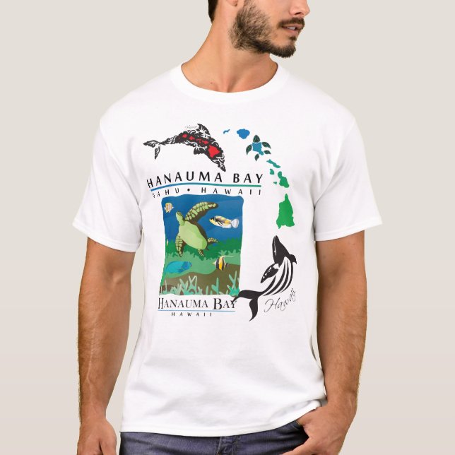 Camiseta Bahía de Hawaii Hanauma (Anverso)
