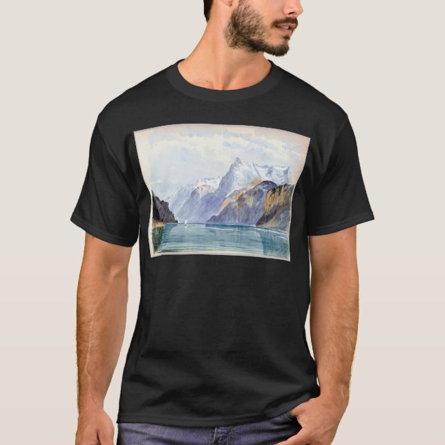 Camiseta Bahía de John Singer Sargent de Uri, Brunnen (Anverso)