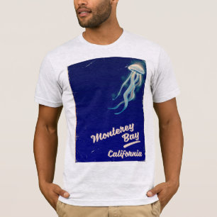 Camiseta Bahía de Monterey California Jelly viaje vintage