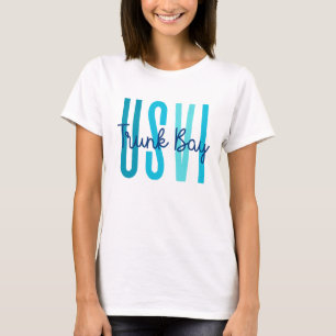 Camiseta Bahía de tronco USVI (Océano)