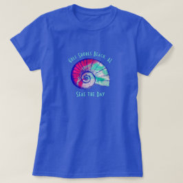 Camiseta Bahía del Golfo Costera Playa Alabama Seashell T-S