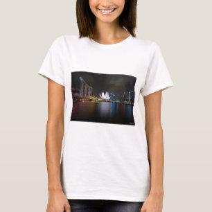Camiseta Bahía del Singapur-Puerto deportivo