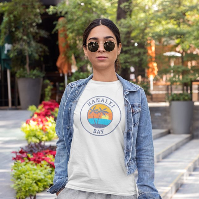 Camiseta Bahía Hanalei, Kauai Faded Classic Style (Subido por el creador)