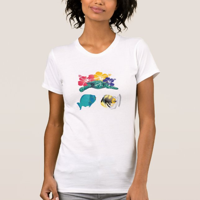 Camiseta Bahía Hawaii de Hanauma (Anverso)