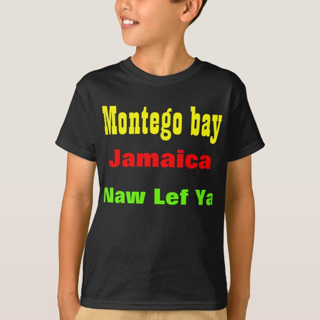 Camiseta Bahía Montego, Jamaica (Anverso)