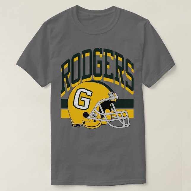 Camiseta Bahía Verde Rodgers (Diseño del anverso)